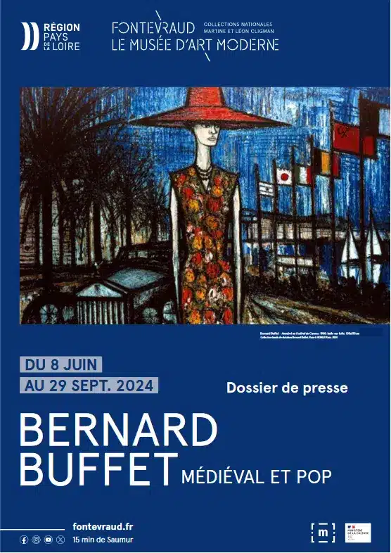 Couverture exposition Bernard Buffet Fontevraud
