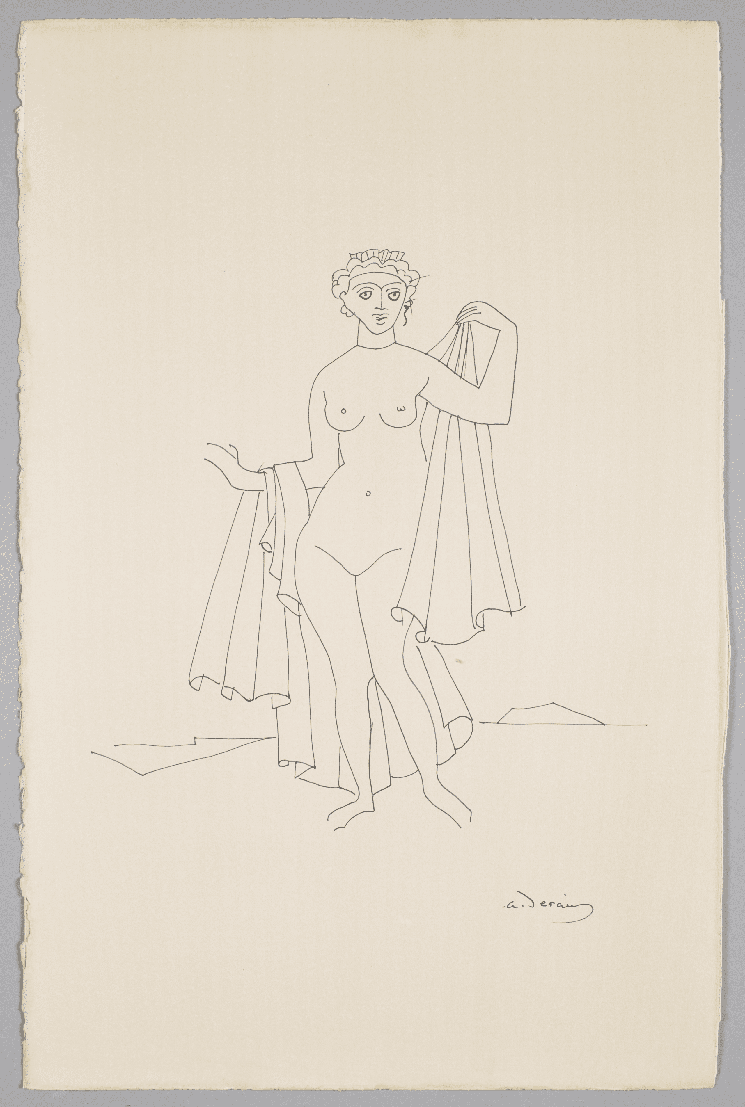 Dessins au musée d'Art moderne de Fontevraud par Derain