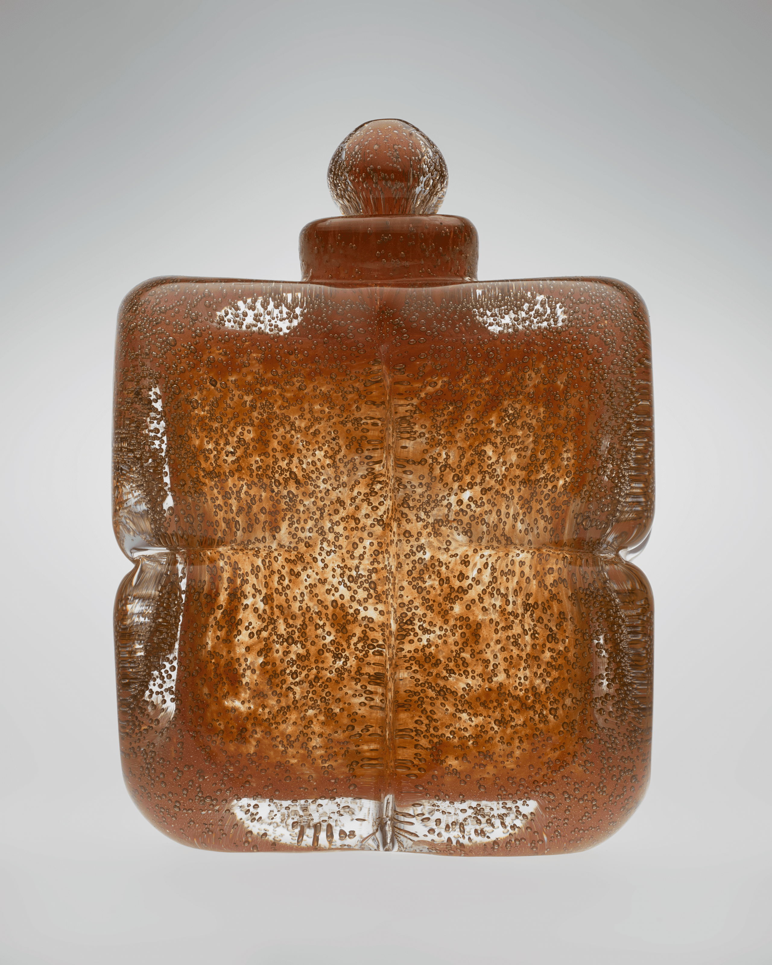 Verrerie orange de Maurice Marinot