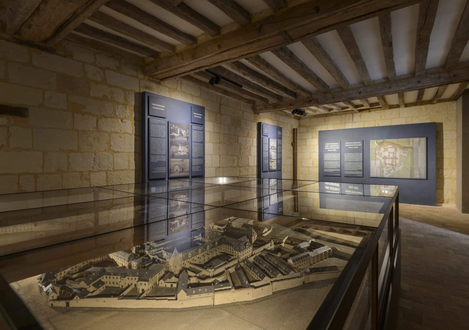 Maquette exposition carcérale Fontevraud