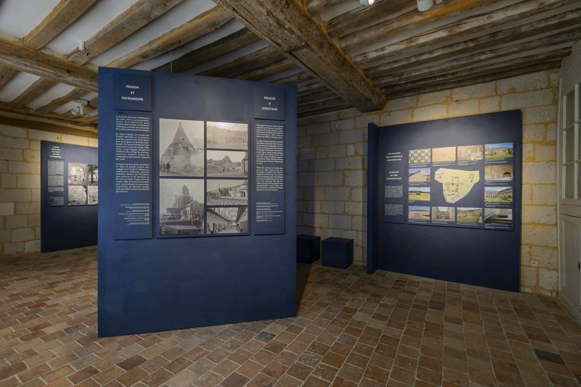 Exposition période prison Abbaye Fontevraud