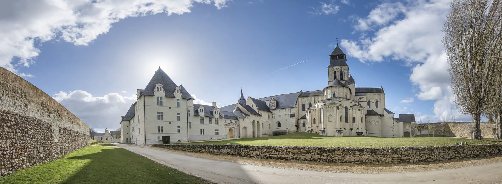 Vue panoramique Chevet Fontevraud