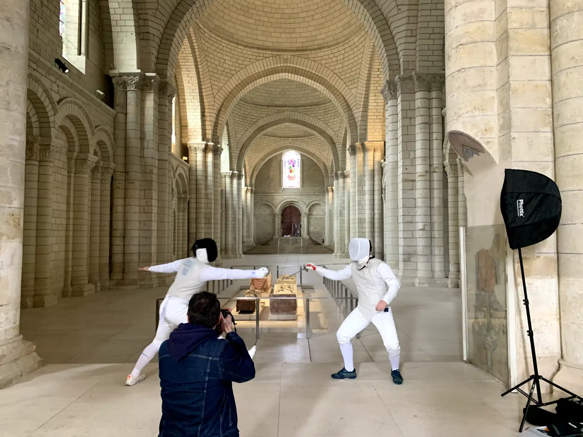 Reportage photos jeux olympiques Fontevraud