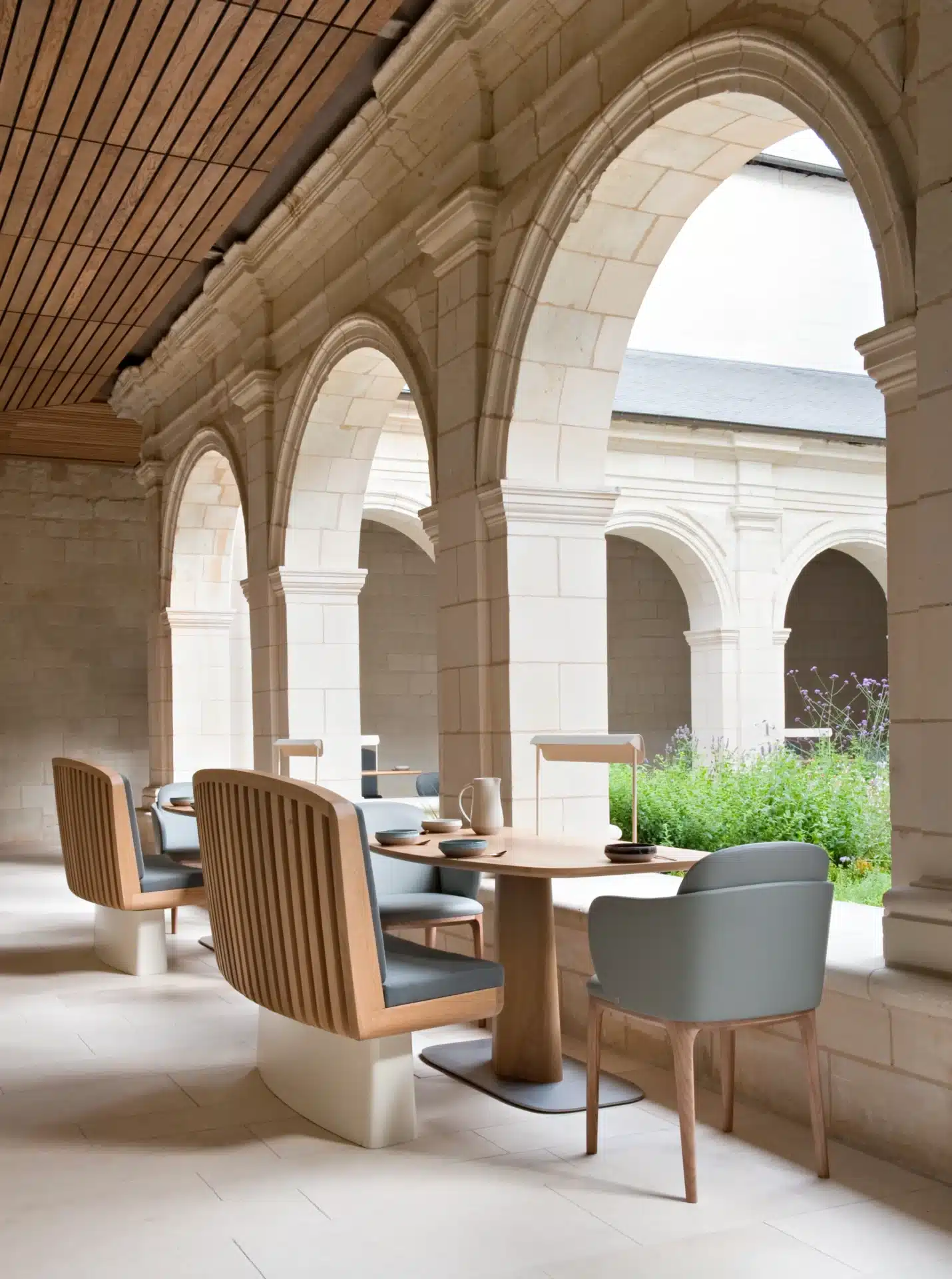 Cloitre du Restaurant de Fontevraud L'Ermitage