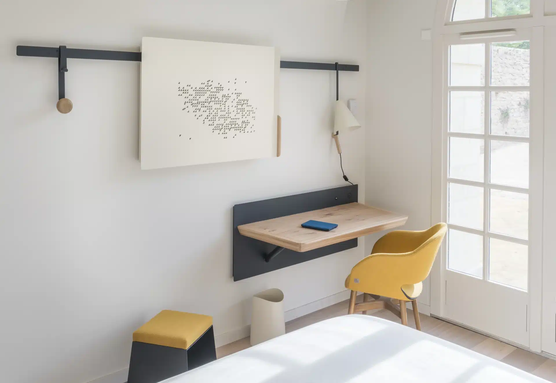 Chambre jardin mobilier Fontevraud