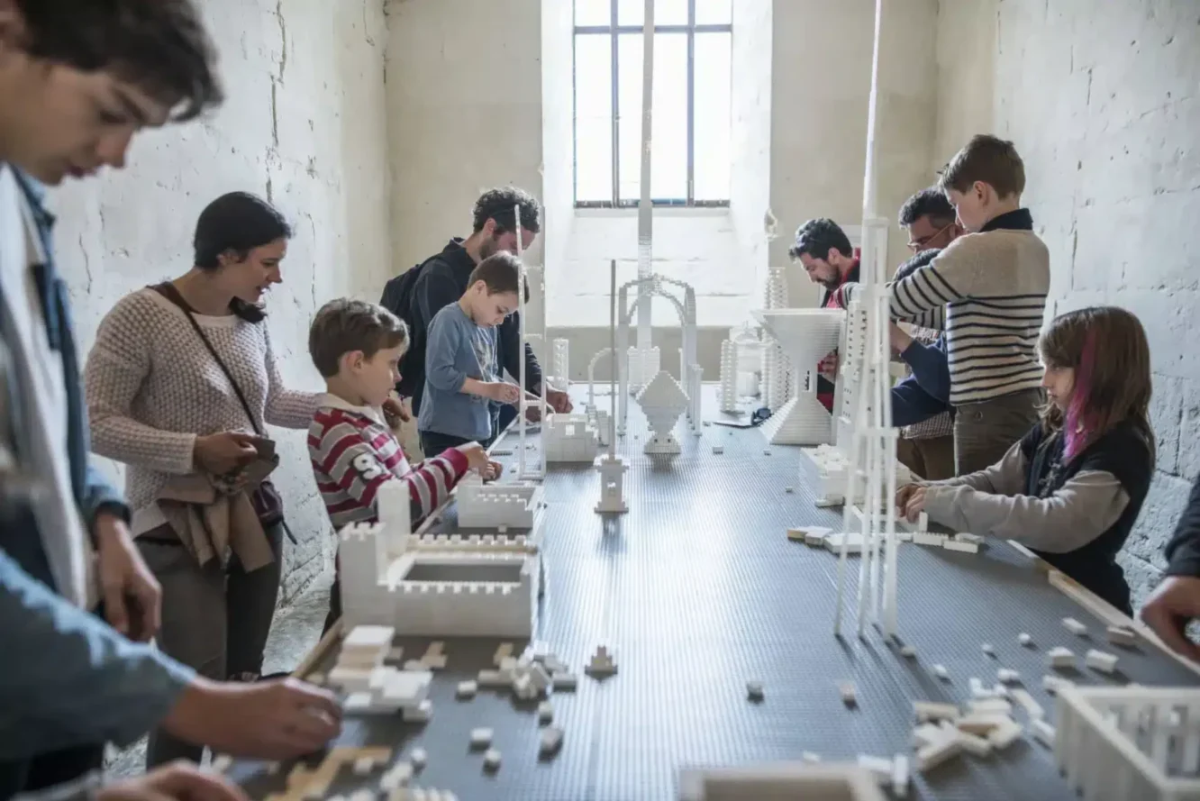 Salle Lego de l'Abbaye royale de Fontevraud