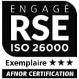 Logo label engagé RSE niveau exemplaire