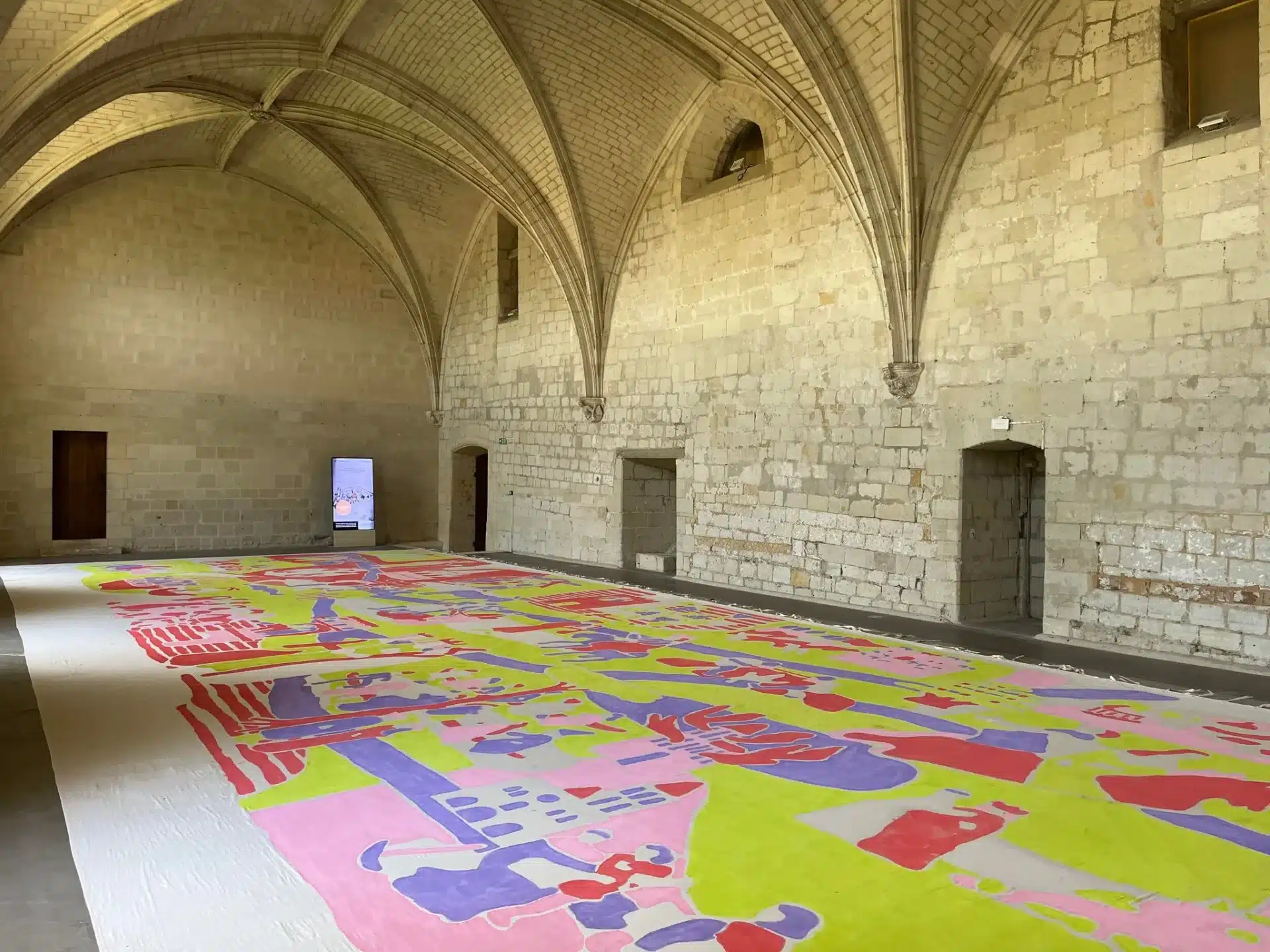Fresque de l'Abbaye royale de Fontevraud