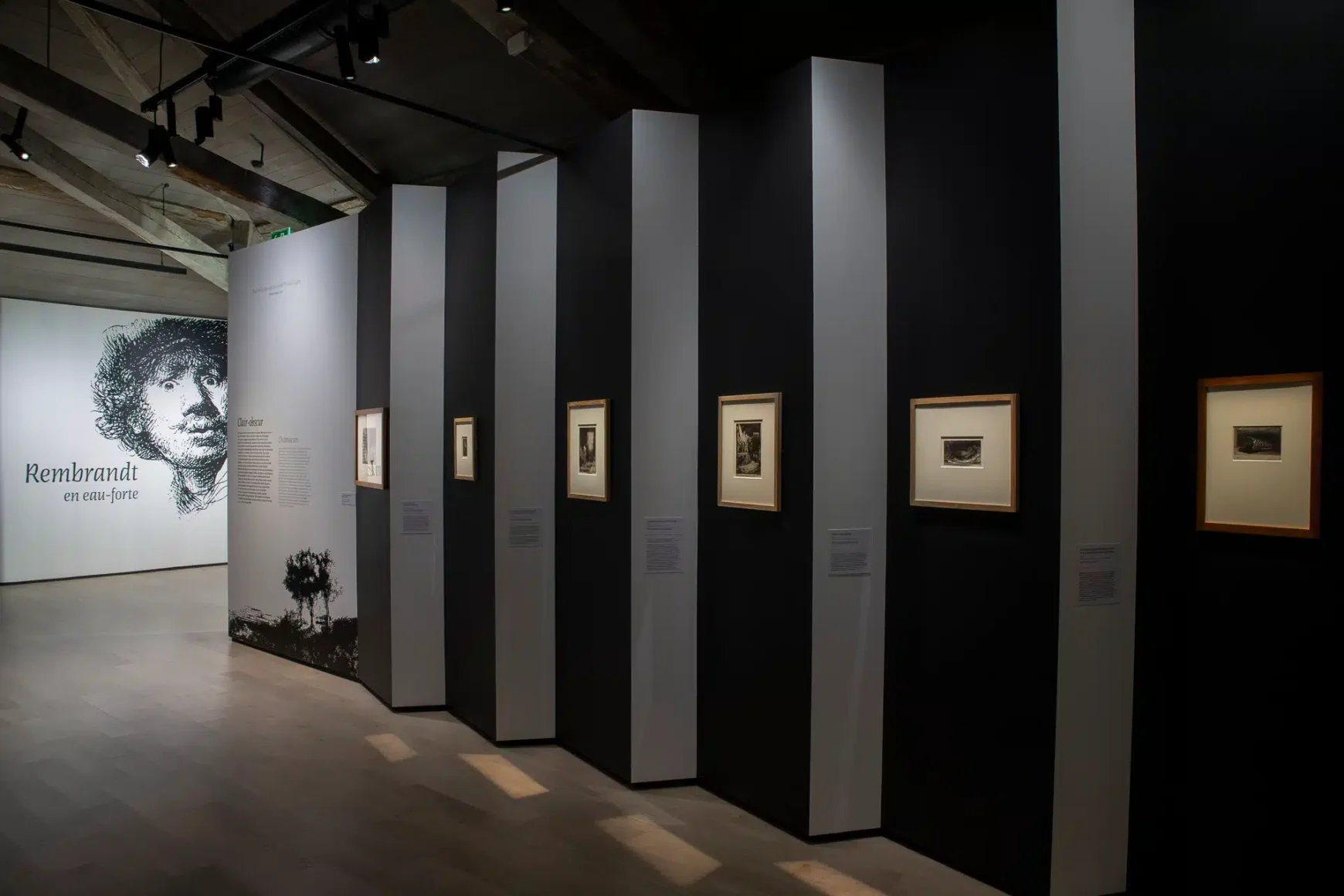 Rembrandt en eau forte musée Fontevraud