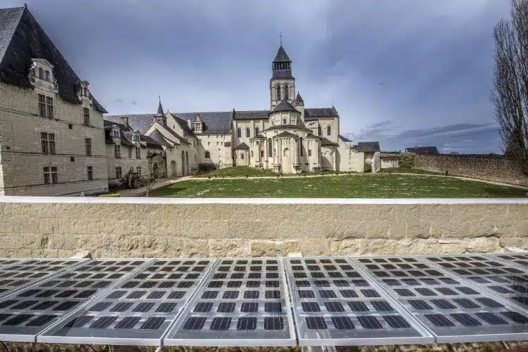 Panneaux solaires Abbaye royale de Fontevraud