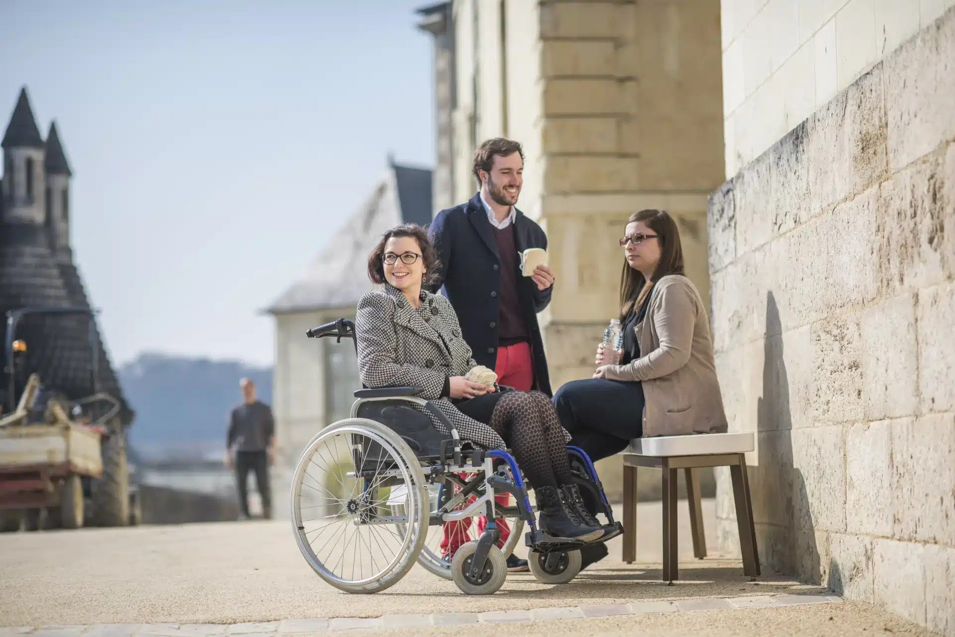 Accessibilité PMR Abbaye royale de Fontevraud