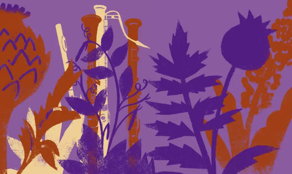 Illustration concert au potager Fontevraud