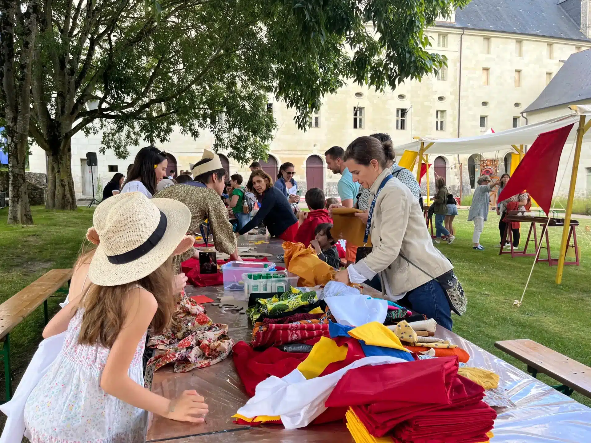 Journée en famille à Fontevraud