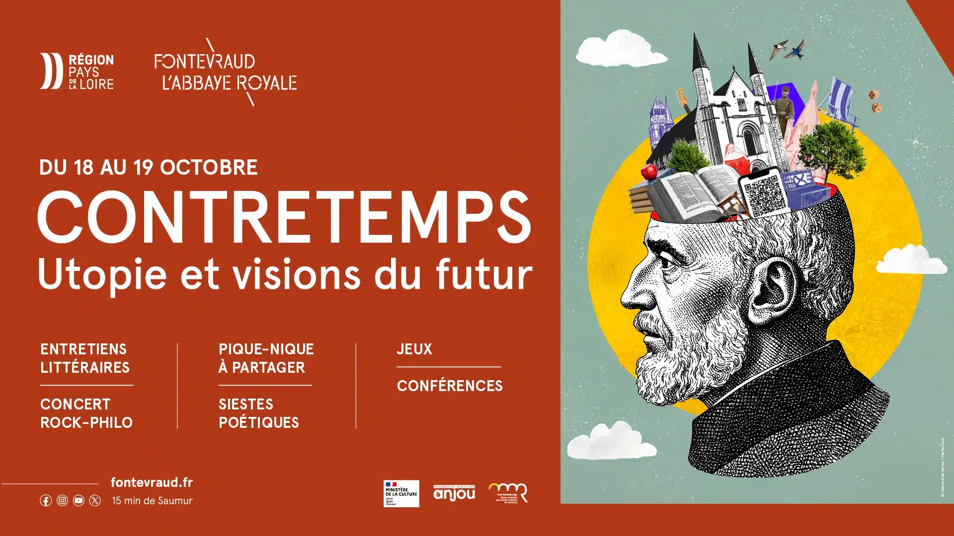 Affiche événement Contretemps Fontevraud